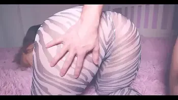 The young guy got overexcited and quickly finished in a big ass