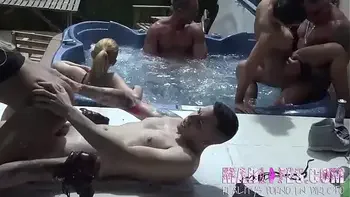 They're in the mood for a KINKY HOT TUB ORGY