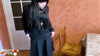 Hot Brunette Deep Sucking and Sensual Fucking for Money