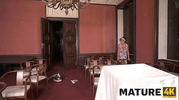 MATURE4K. Cleaning Lady Lust