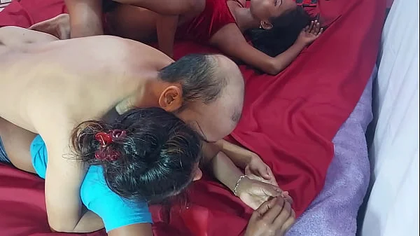 Two friend live together fucks At home Foursome .... Hanif and Popy khatun and Mst sumona and Manik Mia