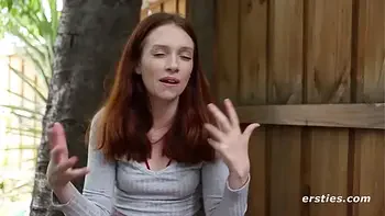 Ersties: Soon To Be Librarian Fingers Her Hairy Pussy