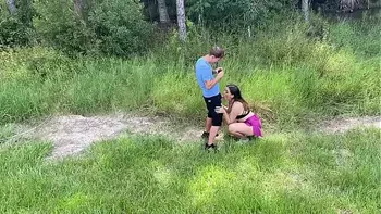 Hot Couple Voyeur Blowjob in Public ends in Big Ass Doggystyle Fucking with Perfect Thick Ass