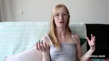 Ersties: Cute Blonde Girl Fingers Her Wet Pussy