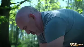 2 18 year old s fucked by 1 old geezer