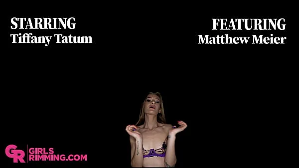 GIRLSRIMMING - Sensual rimjob by skinny pornstar Tiffany Tatum