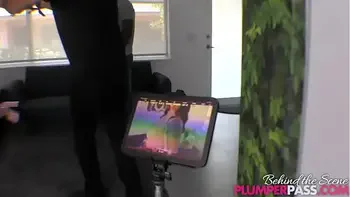 Plumper Jadynn Stone Behind The Scenes Taking Dick on First XXX Scene