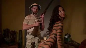 Tempting Tigress Lia Lin Bends Over For Doggystyle Pounding During Modelling Shoot GP2591(V2)