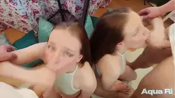 fucking with a girl in front of a mirror