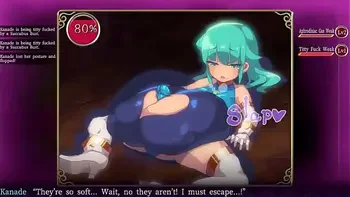 Mage Kanades Futanari Dungeon Quest [ Hentai Game PornPlay ] Ep.1 Flying giant boobs invasion