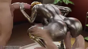 Balerina slut from Atomic Heart doing anal