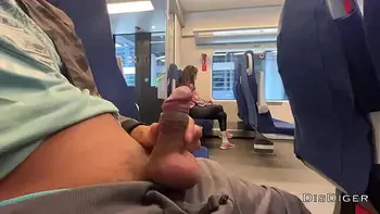 A stranger girl jerked off and sucked me in the train in public