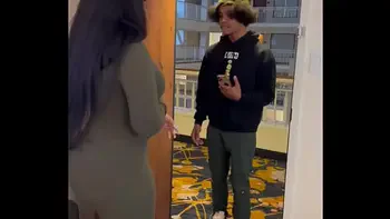 horny milf Charlotte lavish invites lil d over for coffee teaser