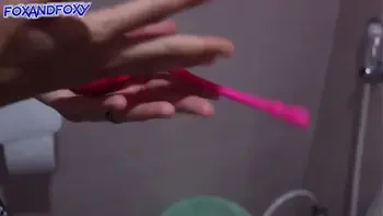 Public Remote Control Vibrator and squirt in public place