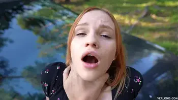 Surprise Verlonis for Justin lush Control inside her pussy while driving car in Public