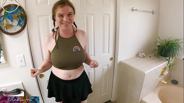 My stepbrother found out I was a lesbian! So I let him fuck my ass