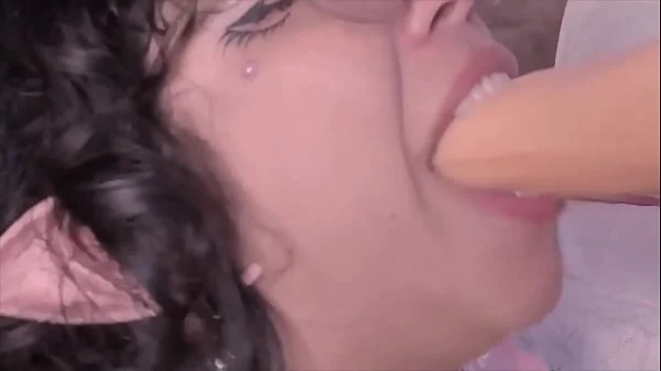 Cute Ahegao Sloppy Deepthroat Compilation - Spit - Saliva - lofi - Blowjob