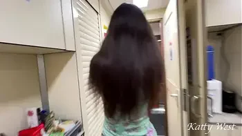 Public pickup in Train - wife cheating husband with stranger and gets fucked in the next compartment