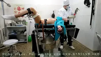 masturbation on the gynecological chair