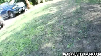 18yo blonde giving a nice handjob