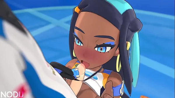 Nessa from pokemon gets fucked