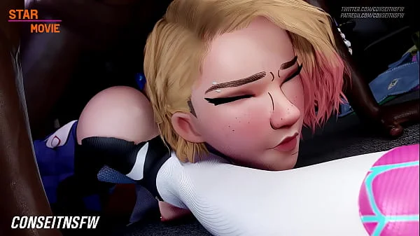 Spider-Gwen Likes Her Dicks Strong Blacked