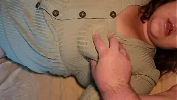 Home sex with a beautiful young BBW - Taboo cumshot, lots of cum on her tight pink pussy