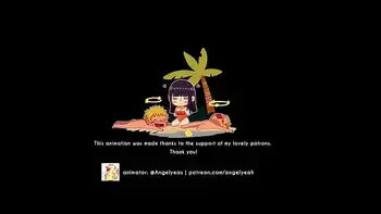 Hinata getting Shadow Cloned