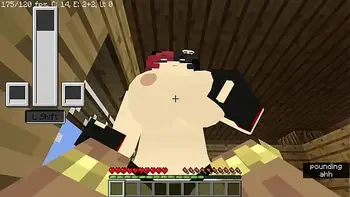 Steve comendo a gótica quadrada