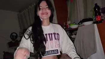 His best friend's girlfriend can play and strips naked for him