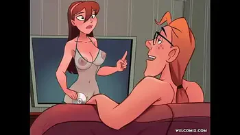 Forbidden movie in the living room - The Naughty Home Animation