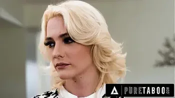 PURE TABOO Humiliated Stepson Can't Creampie His Wife Without Stepmommy Dee Williams' Help