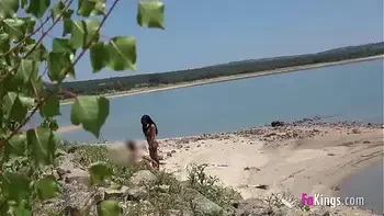 She flaunts her BIG TITS in public before a glorious outdoor sex session! Natali Quinn