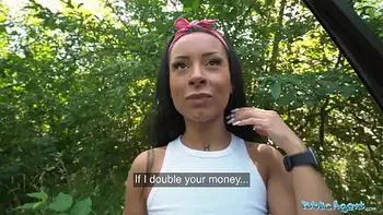 Public Agent He picks her up for sex after she agrees a sex for cash deal
