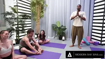 MODERN-DAY SINS - Pervert Yoga Instructor Silently Destroys Jane Wilde During Class! HARD SNEAKY SEX