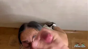 Fucking the maid's throat, Spitting, slapped and mouth fucked.