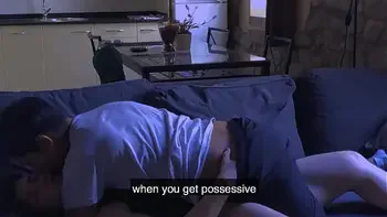 Stepcousin jealous of his stepcousin when she comes home after drinking at a party.