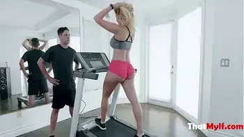 Horny Gym Trainer Fucks New MILF's Pussy- Vanessa Cage