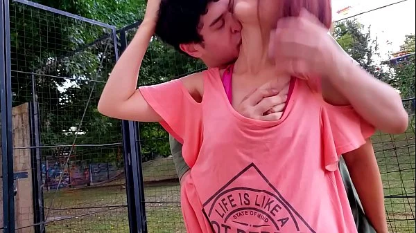 Deepthroat and rough sex in the park with my schoolmatev