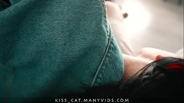 Why step son touching step mom's breast while massage? He wants to fuck her mouth and cum in!