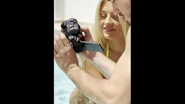 Pool side Blowjob with My Cameraman