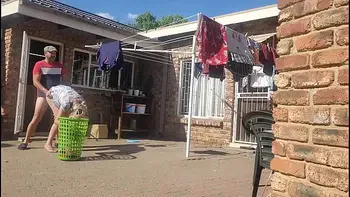 Cuckold Troubled man fucking my wife outdoors