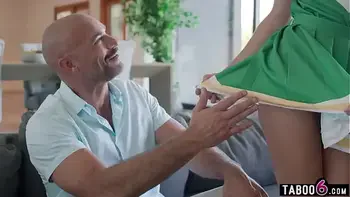 Black cheerleader teen Alexis Tae fucked in the ass by stepdad Charles Dera