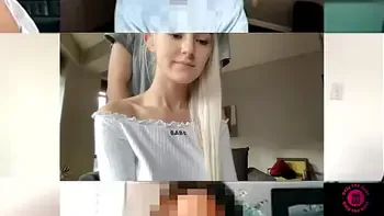 Eva gets creampied while in a zo0m meeting