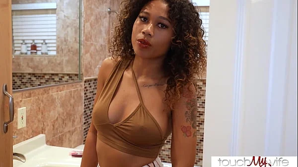 Hot Ebony Wife Needs a Man to Fuck Her Harder than I Can - Skyla Sun - TouchMyWife -
