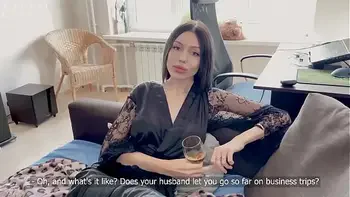 This was my best business trip! Cheated on her husband on a trip