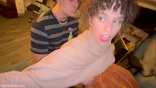 Stepmom Gives Stepson First Public Bathroom Fuck