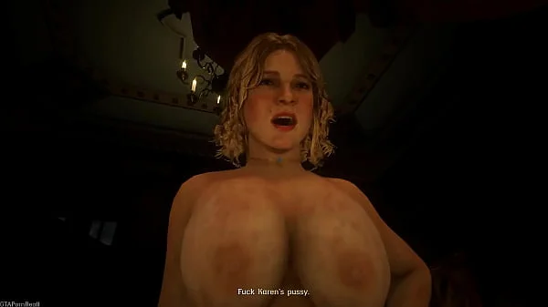RDR2 Porn - Karen riding Arthur's dick