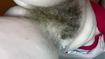 10 minutes of hairy pussy admiration big bush closeup