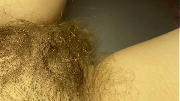 10 minutes of hairy pussy admiration big bush closeup